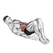 naizmjenično dodirivanje peta — fitness vježba