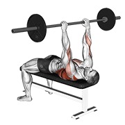 pullover u potisak sa šipkom — fitness vježba