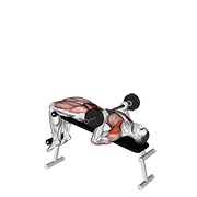 sit-up s potiskom sa šipkom — fitness vježba