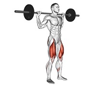 iskorak unazad sa šipkom — fitness vježba