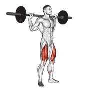brzinski čučanj sa šipkom — fitness vježba