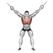 stojeće razvlačenje na sajli — fitness vježba