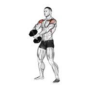 bučice prednje podizanje v. 2 — fitness vježba