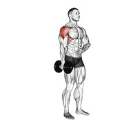 bučice jednoručno lateralno podizanje — fitness vježba