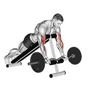 spider pregibi s EZ šipkom — fitness vježba