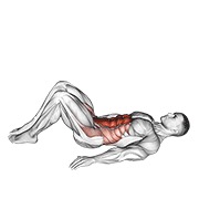 podizanje kukova (savijeno koljeno) — fitness vježba