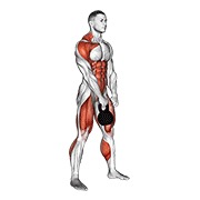 girja hang clean — fitness vježba