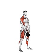 girja jednoručni trzaj — fitness vježba