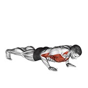 sklek s dodirom ramena — fitness vježba