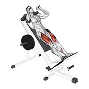 hack čučanj na saonicama — fitness vježba