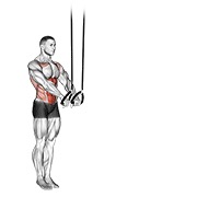 viseći abdominalni fallout — fitness vježba