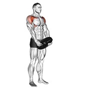 prednje podizanje s opterećenjem — fitness vježba