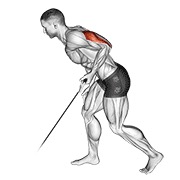 kickback na sajli — fitness vježba