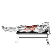 ležeće podizanje nogu i kukova — fitness vježba