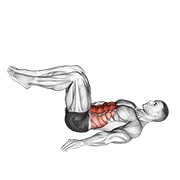 obrnuti crunch — fitness vježba