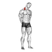 bočno istezanje vrata — fitness vježba