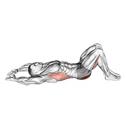 nagib zdjelice u most — fitness vježba