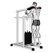 slijeganje ramenima bez hvata na spravi v. 2 — fitness vježba