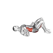 uvijeno podizanje kukova — fitness vježba