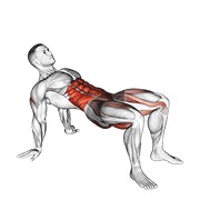 dodir prstiju u položaju raka s rotacijom — fitness vježba