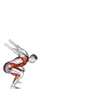 skok naprijed — fitness vježba