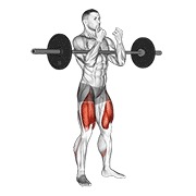 Zercher čučanj sa šipkom — fitness vježba