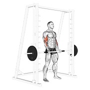 pregibi bicepsa na Smith spravi — fitness vježba