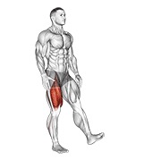 jednonožni čučanj (pistolj) muško — fitness vježba