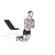 samostalno potpomognuti obrnuti pregibi nogu — fitness vježba