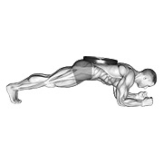 prednji plank s opterećenjem — fitness vježba