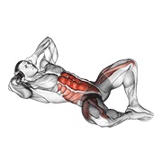 žablji crunch — fitness vježba