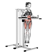uvijeno podizanje nogu (žensko) — fitness vježba