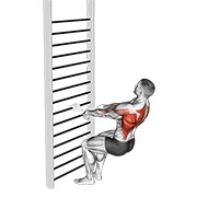 veslanje u čučnju vlastitom težinom (s ručnikom) — fitness vježba