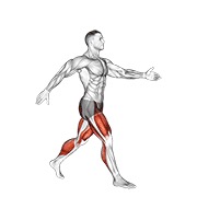 skokovi škara (muško) — fitness vježba