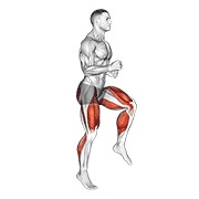 polupregibi koljena (muški) — fitness vježba