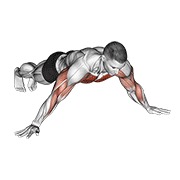 sklekovi streličar — fitness vježba