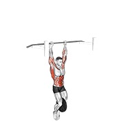 muscle-up s opterećenjem (na prečki) — fitness vježba