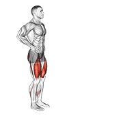 iskorak naprijed (muški) — fitness vježba