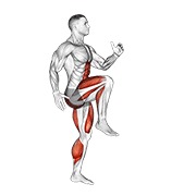 potisak u trčanje — fitness vježba