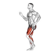 trčanje kratkim korakom — fitness vježba